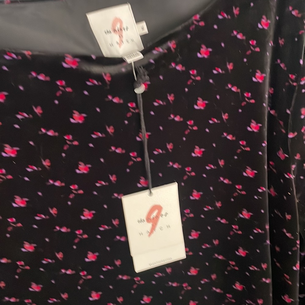 the nines by hatch floral dress velvet swing floral dress XL - Picture 6 of 7